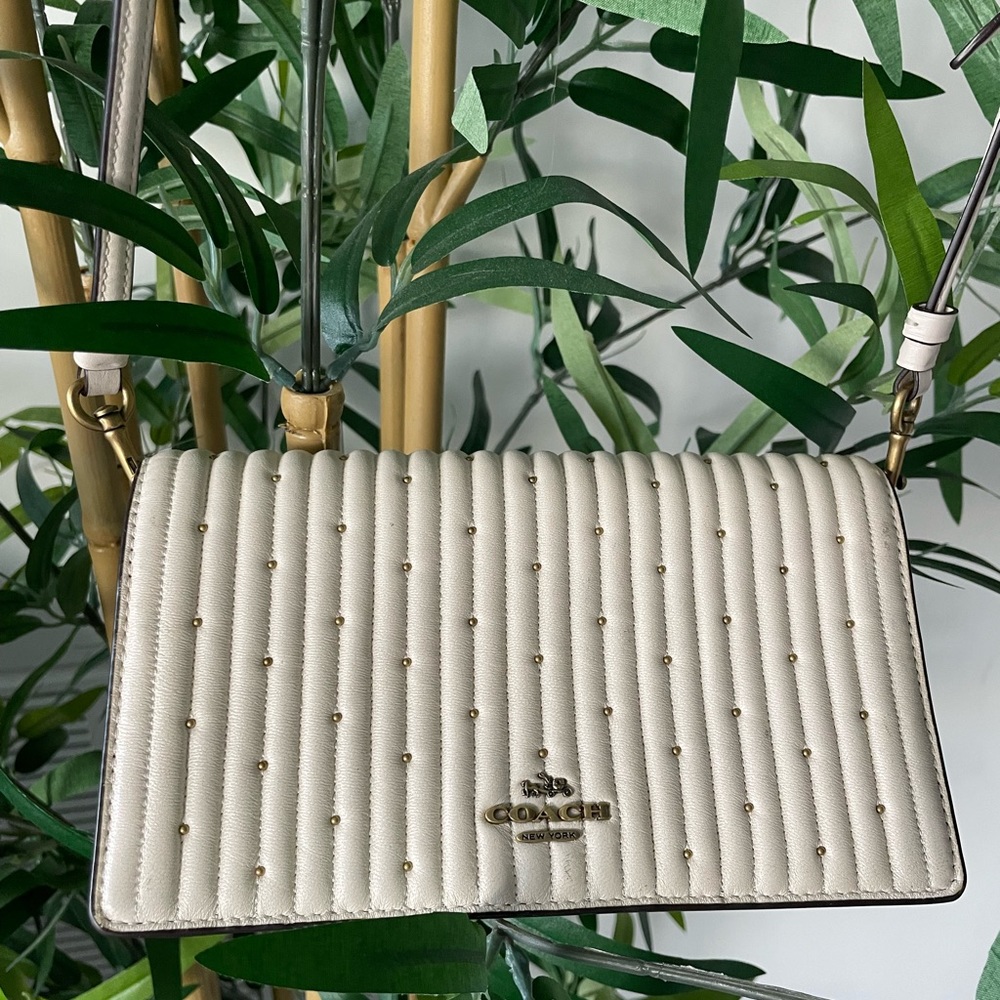 Coach quilted crossbody bag